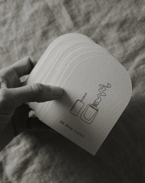 Raam vorm visitekaartjes