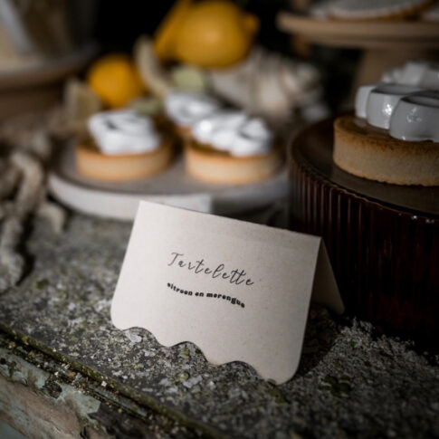 Tafelkaartjes in vorm